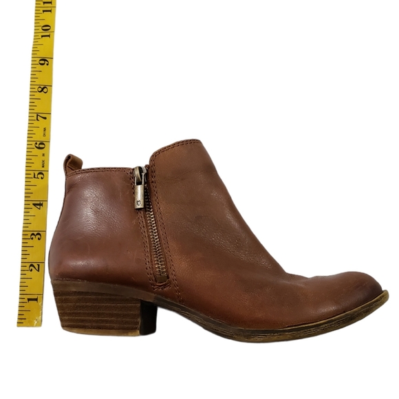Lucky Brand Basel 6.5 M Cognac Zipper Ankle Boot - Picture 9 of 9